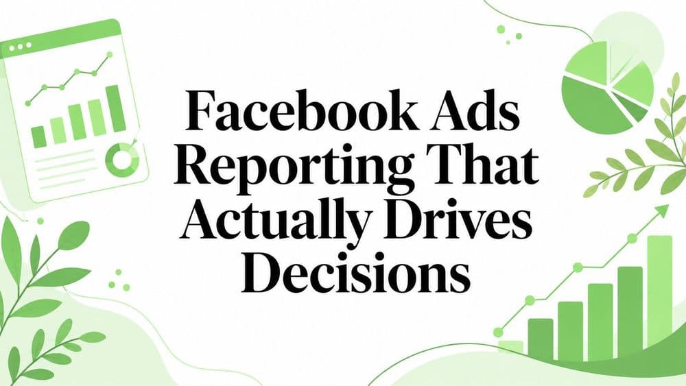 Facebook Ads Reporting That Actually Drives Decisions
