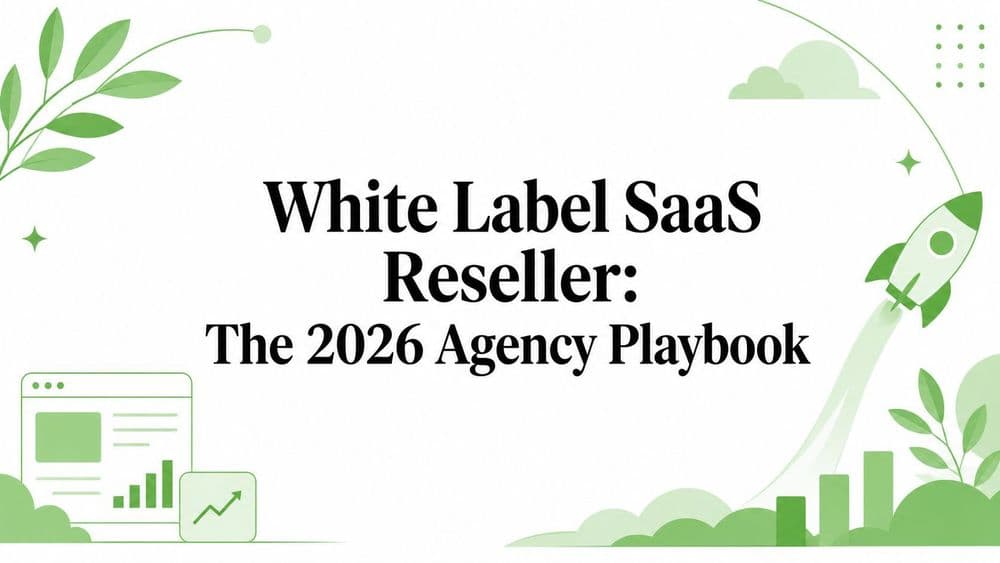 White Label SaaS Reseller: The 2026 Agency Playbook