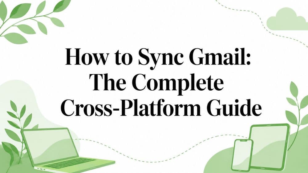 How to Sync Gmail: The Complete Cross-Platform Guide